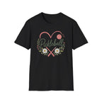 Heart Pickleball Floral T-Shirt