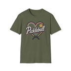 Heart Pickleball Rainbow T-Shirt