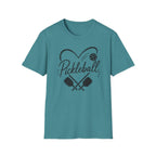 Heart Pickleball B&W T-Shirt