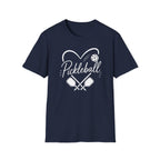 Heart Pickleball B&W T-Shirt