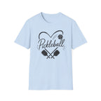 Heart Pickleball B&W T-Shirt