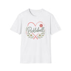 Heart Pickleball Floral T-Shirt