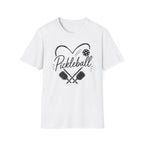 Heart Pickleball B&W T-Shirt